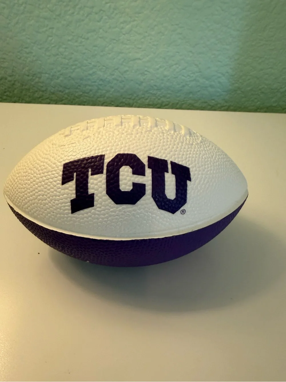 TCU Fan Bundle- Pennant, mini football, foam finger, Pom-Pom, & straw topper